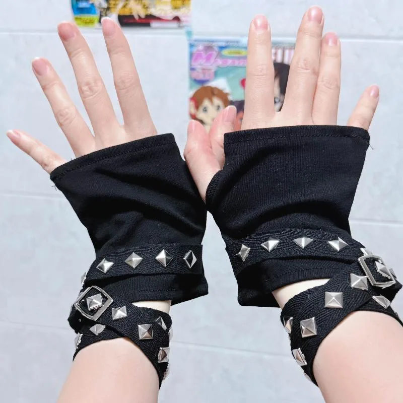 Y2K Gothic Punk Fingerless Glo - Women Fashion Gloves review and price