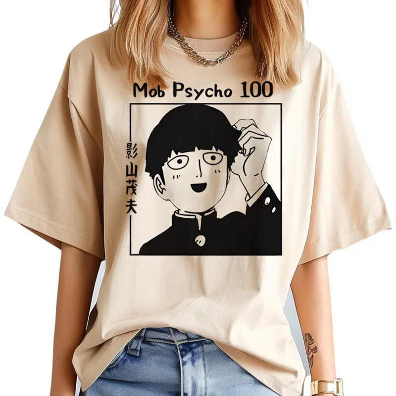 Mob Psycho 100 tshirt women Ps - Women Fashion 80S review and price