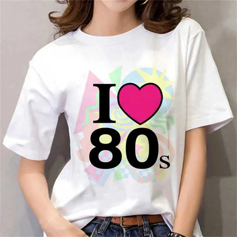 80s Womens T Shirt Femal Black - Women Fashion 80S review and price