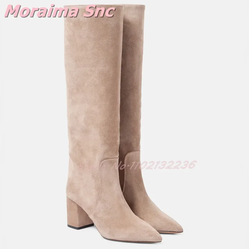 Suede Leather Pointed Toe Knee - Women'S Fashion Winter 2026 review and price