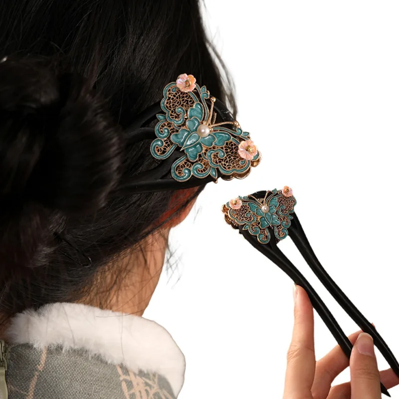 U Shape Chinese Style Hairpin  - Women Fashion Hair Style review and price