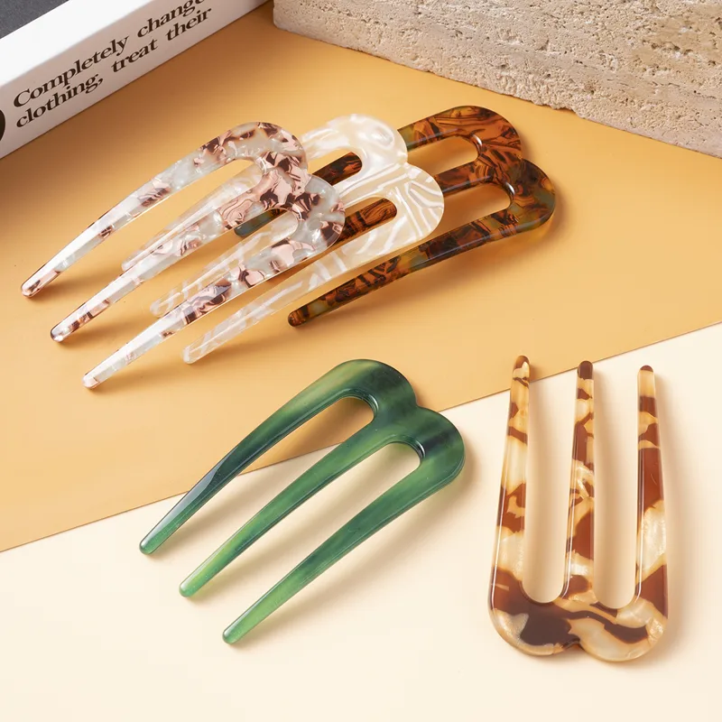 Acetic Acid Hair Forks Three T - Women Fashion Hair Style review and price