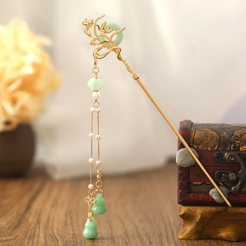 Chinese Style Glass Hairpin Fo - Women Fashion Hair Style review and price