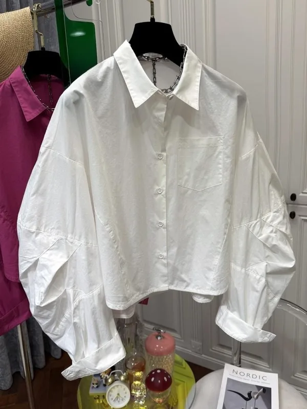 Single Breasted Women Shirts S - Women Fashion Japan review and price