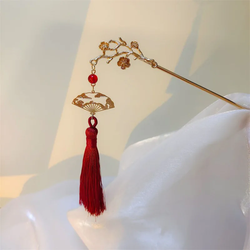 Retro Flower Tassel Hairpin Fo - Women Fashion Hair Style review and price