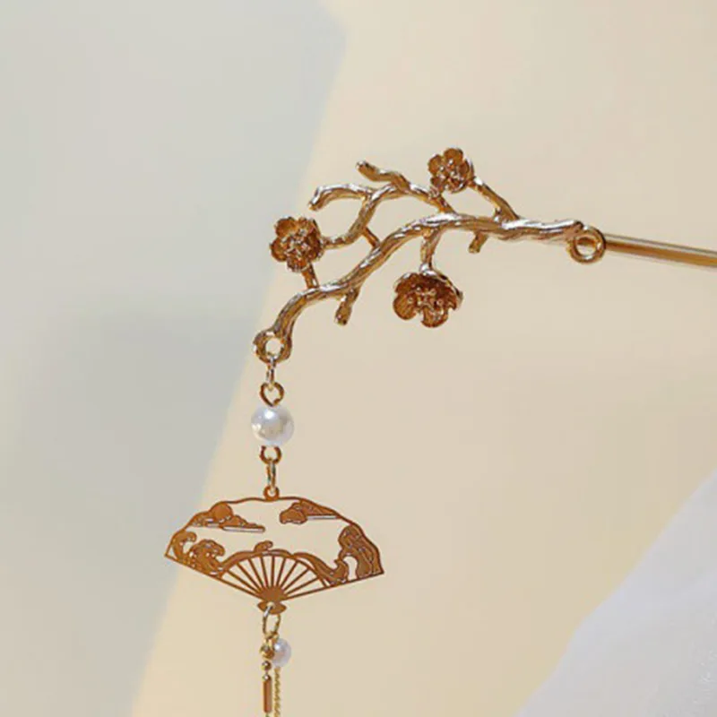 Retro Flower Tassel Hairpin Fo - Women Fashion Hair Style review and price