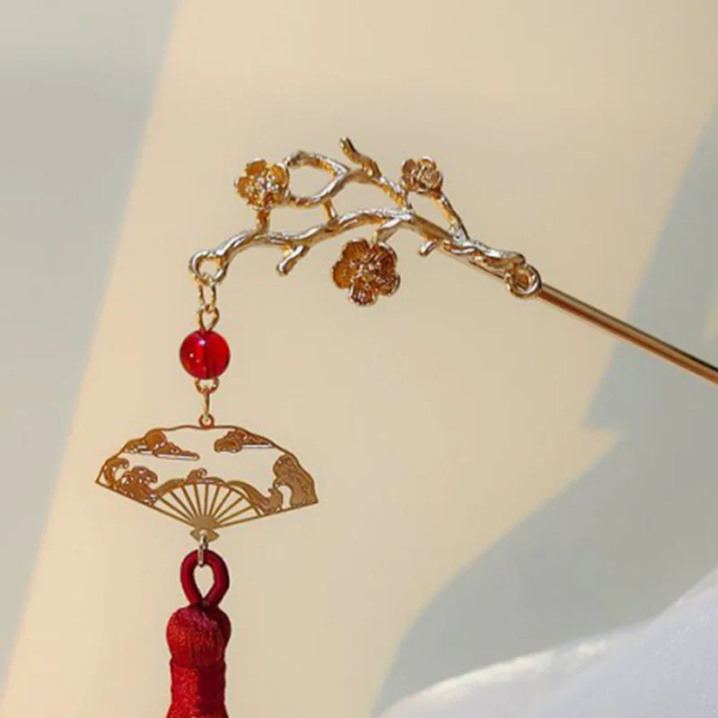 Retro Flower Tassel Hairpin Fo - Women Fashion Hair Style review and price