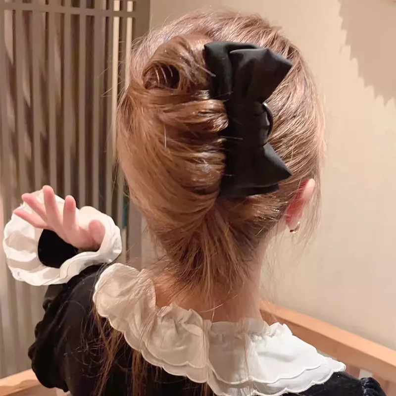 Chic Korean-Style Bow U-Shaped - Women Fashion Hair Style review and price