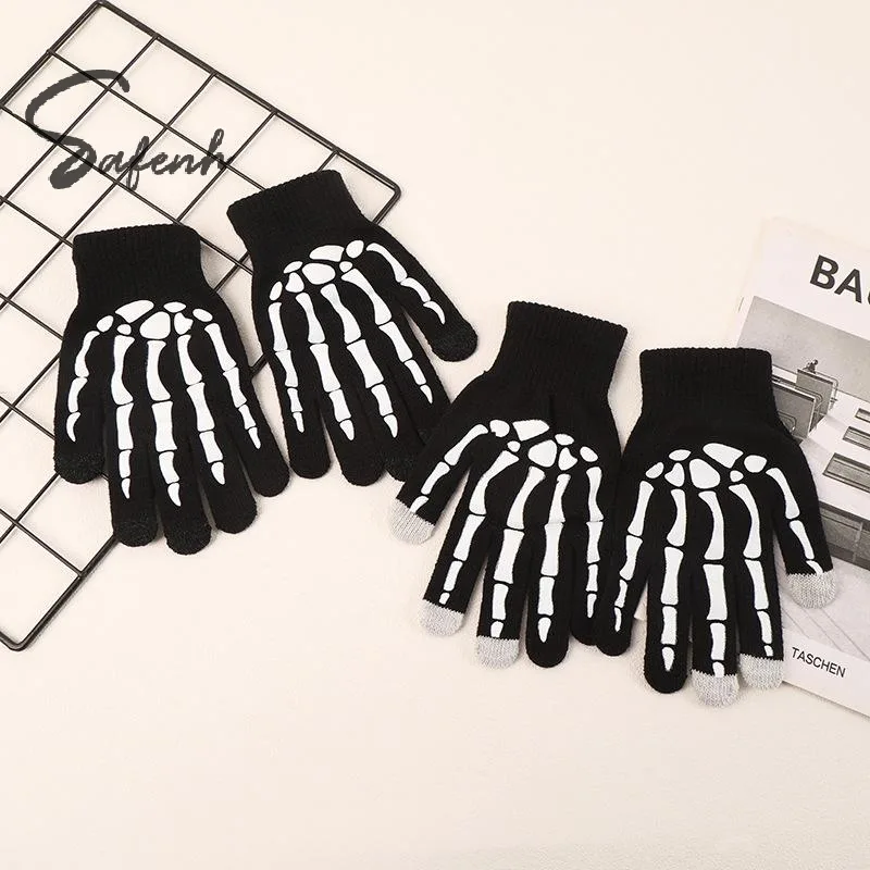 Adult Style Full-Finger Skelet - Women Fashion Gloves review and price