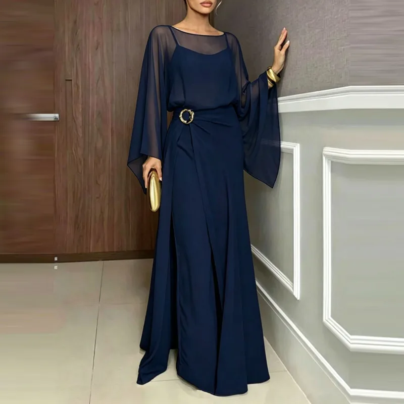 Fashion O-neck Cover Up Romper - Women'S Fashion Vintage Off Shoulder Long Sleeve Jumpsuit review and price