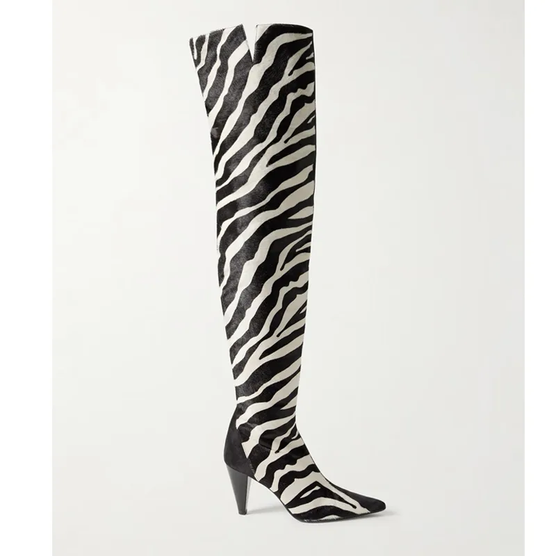 Zebra Print Pointed Toe Conica - Women'S Fashion Winter 2026 review and price