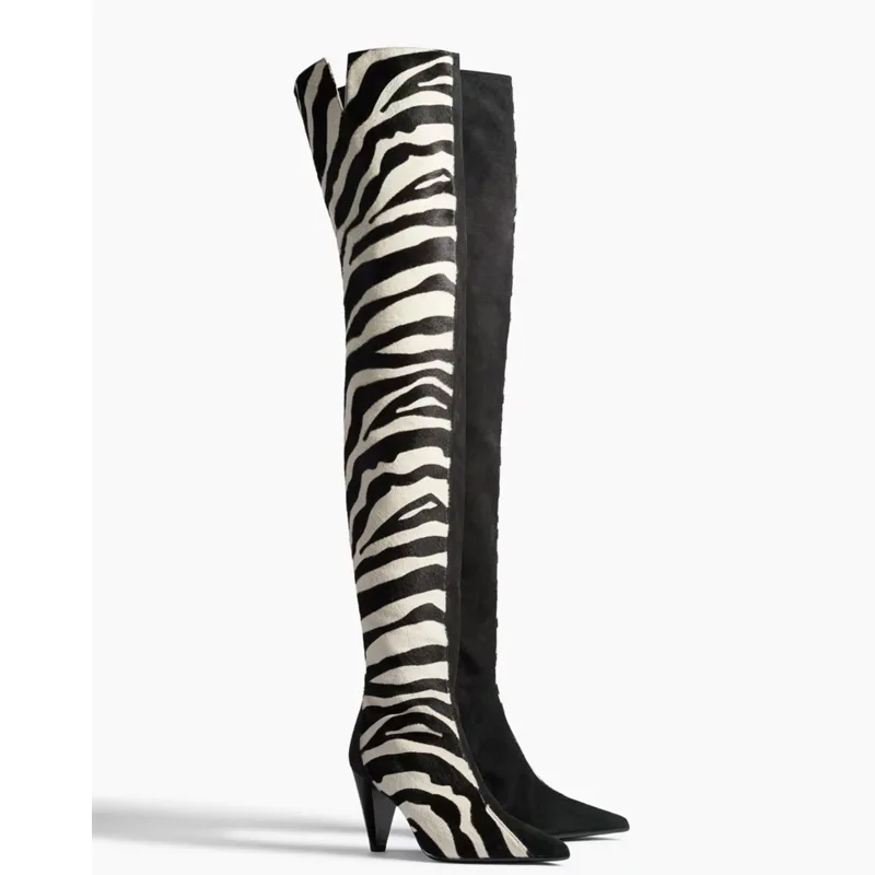 Zebra Print Pointed Toe Conica - Women'S Fashion Winter 2026 review and price
