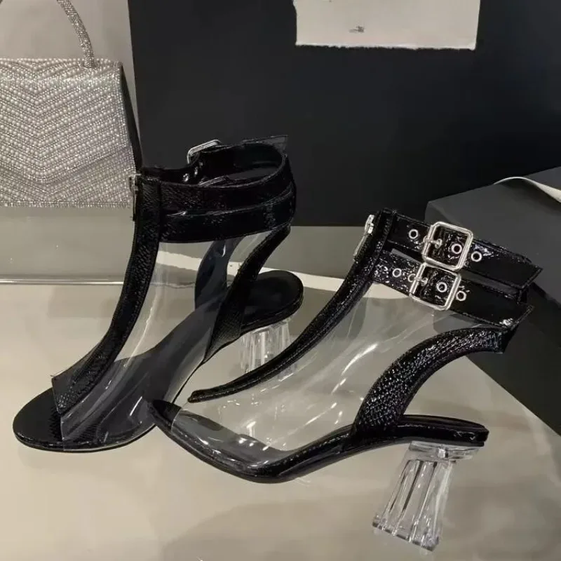 Crystal Heel Zip Sandals Summe - Women'S Fashion Belts review and price