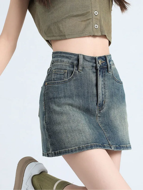 Women's Vintage Washed Denim S - Denim Shorts Women review and price