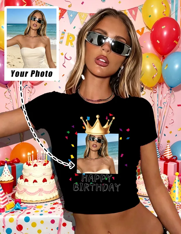 Custom Graphic Logo  Slim T Sh - Women'S Fashion Graphic Tees review and price